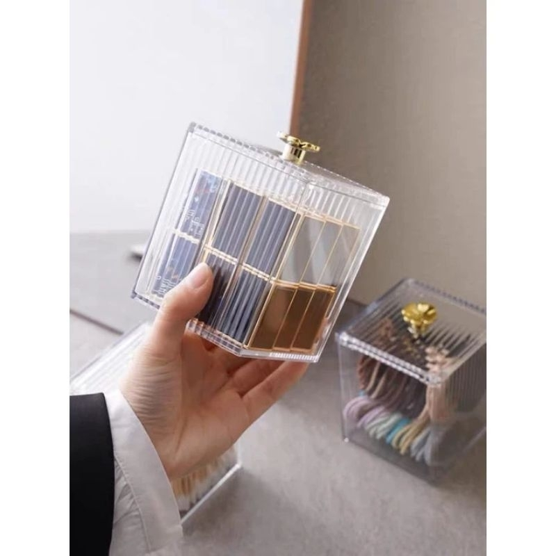 Organizador Algodão Cristal Luxe – Brivar Decor