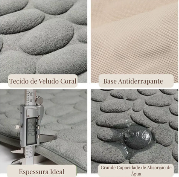 Tapete Banheiro Sofft Lux Cinza – Brivar Decor