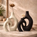 Conjunto de Vasos Decorativos Boho para Sala