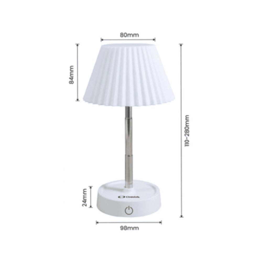 Abajur Flex Luxe LED Retrátil – Brivar Decor