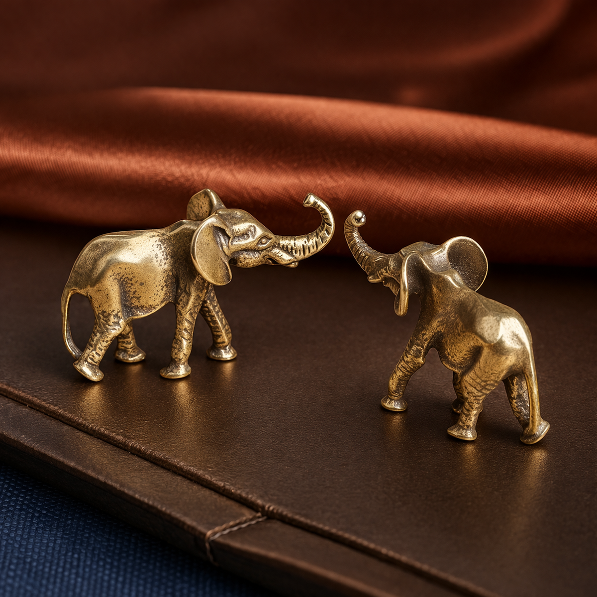 Elefante Decorativo em Bronze para Mesa e Aparador