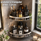 Suporte de Toalha com Prateleira sem Furar