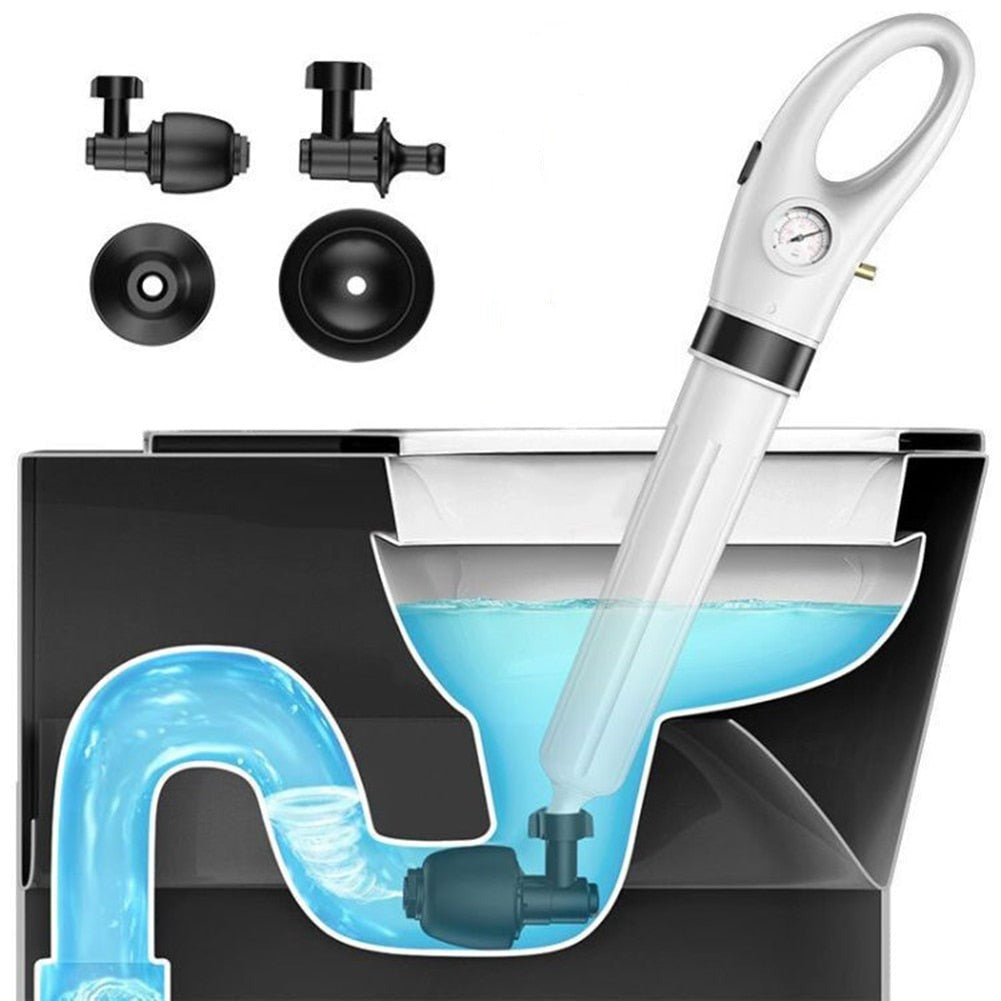 Dispositivo de sucção para vaso sanitário com acessórios pretos e sistema de limpeza hidráulica