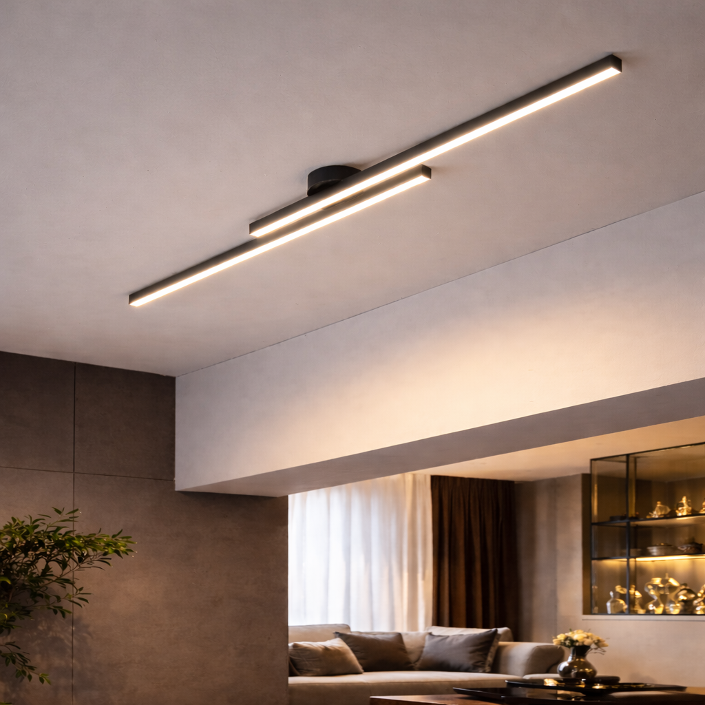 Plafon Linear LED em Alumínio