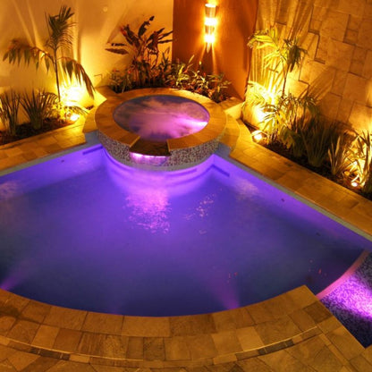 Kit Luminárias de Piscina RGB - Sem Fio Com Controle Remoto