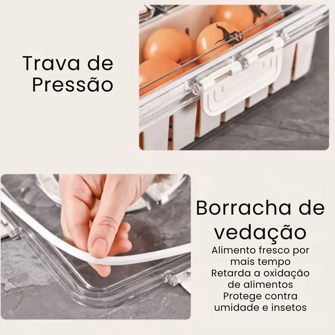 Pote Hermético 4 Divisórias – Brivar Decor
