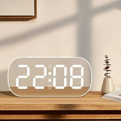Relógio LED Espelhado Vitrine Slim – Brivar Decor
