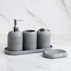 Kit Banheiro Granitt Luxe 5 Peças