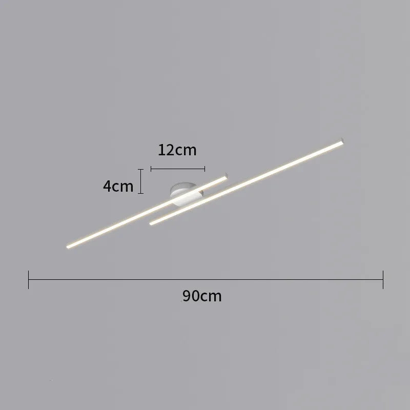 Plafon Linear LED em Alumínio