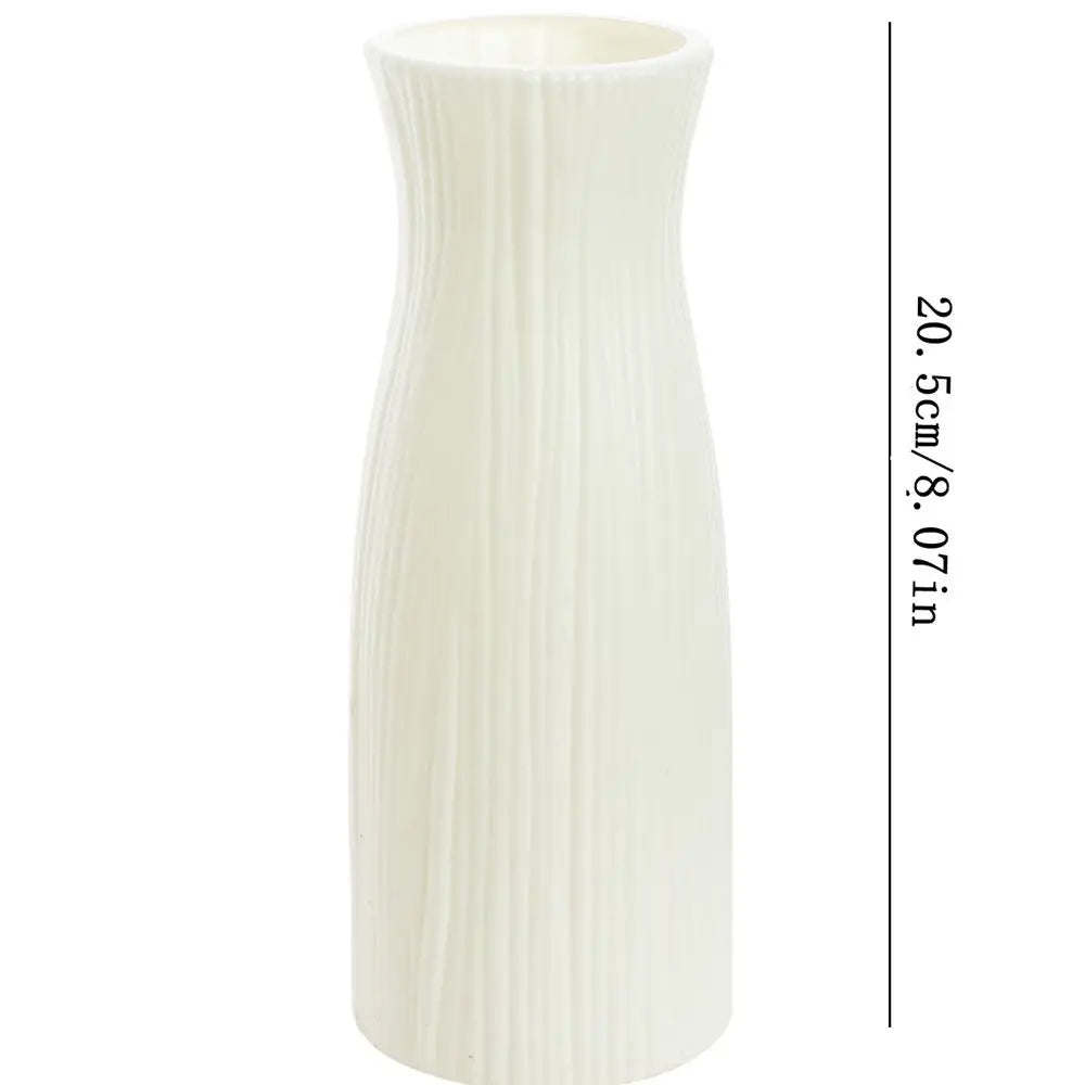 Vaso Decorativo com Efeito Cerâmica para Mesa e Sala