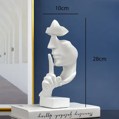 Escultura Decorativa Silence