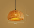 Luminária Pendente em Rattan Natural Estilo Artesanal
