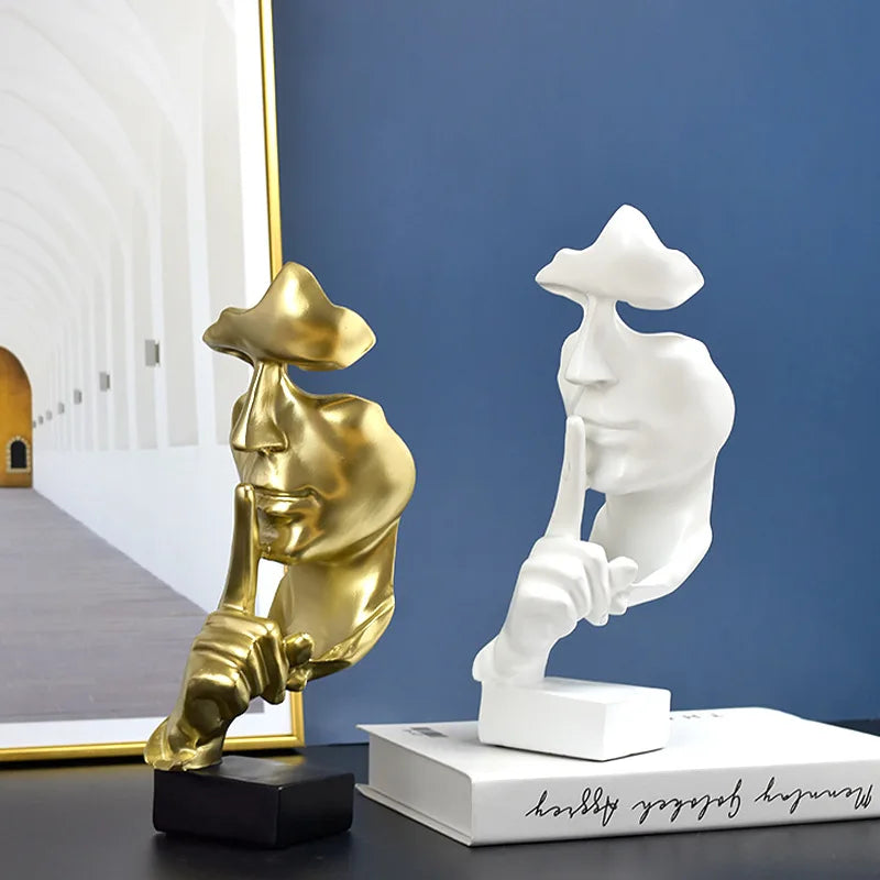 Escultura Decorativa Silence