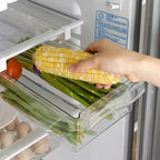 Organizador de Geladeira Deslizante para Frutas e Ovos