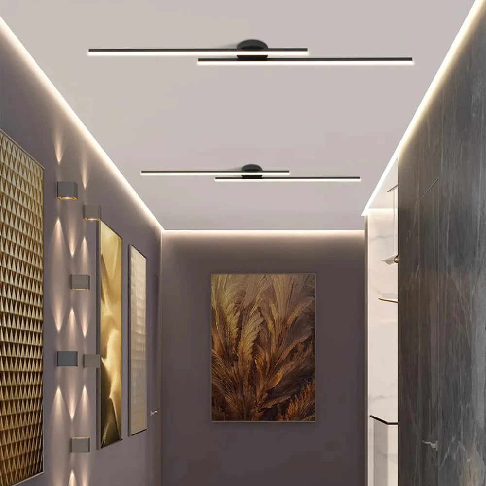 Plafon Linear LED em Alumínio