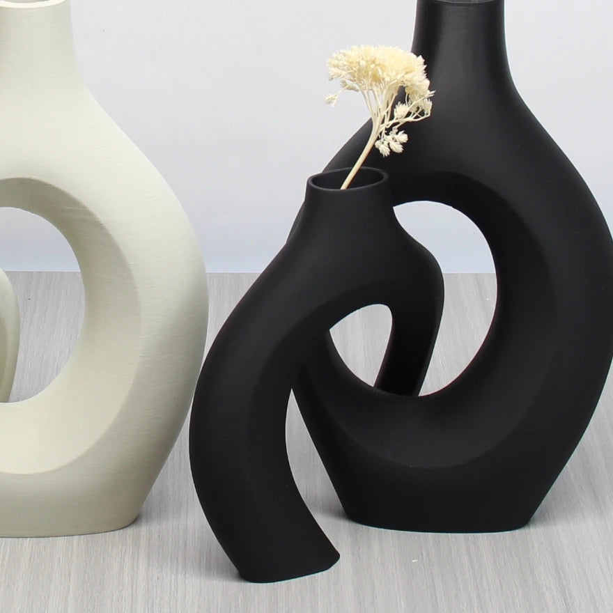 Conjunto de Vasos Decorativos Boho para Sala