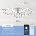Lustre Nórdico Minimalista LED para Quarto e Sala