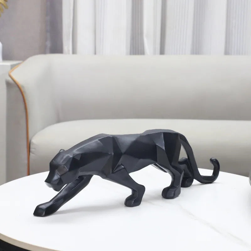 Pantera Decorativa em Resina