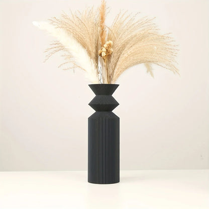 Vaso Decorativo Preto Estilo Nórdico para Sala e Jantar