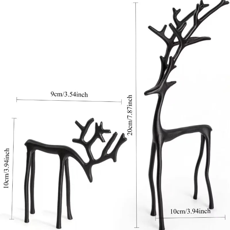 Cervo Decorativo Estilo Europeu para Sala e Entrada