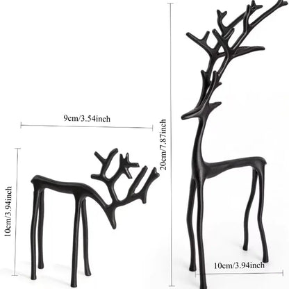 Cervo Decorativo Estilo Europeu para Sala e Entrada