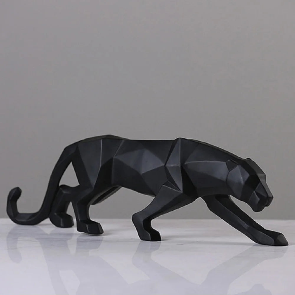 Pantera Decorativa em Resina