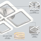 Lustre Nórdico Minimalista LED para Quarto e Sala