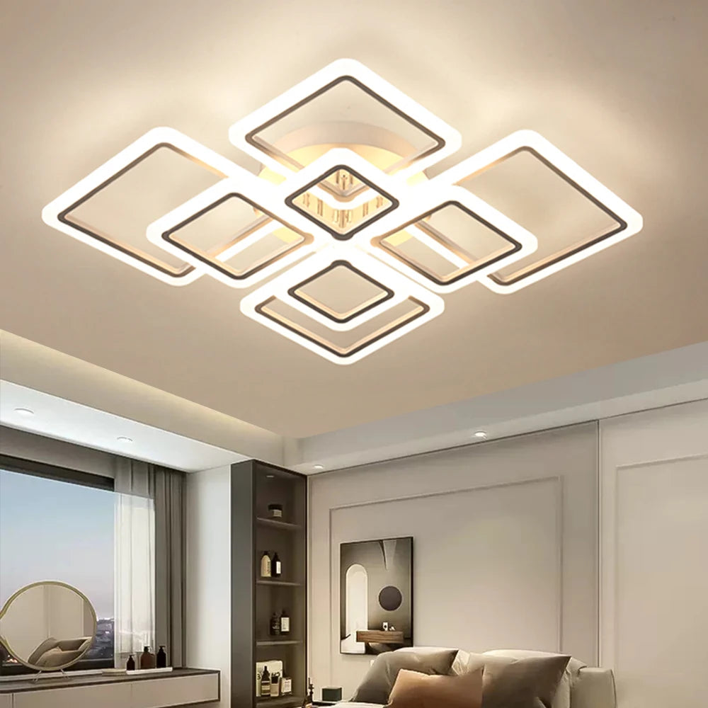 Lustre Nórdico Minimalista LED para Quarto e Sala