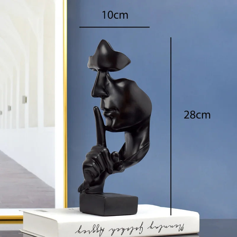Escultura Decorativa Silence