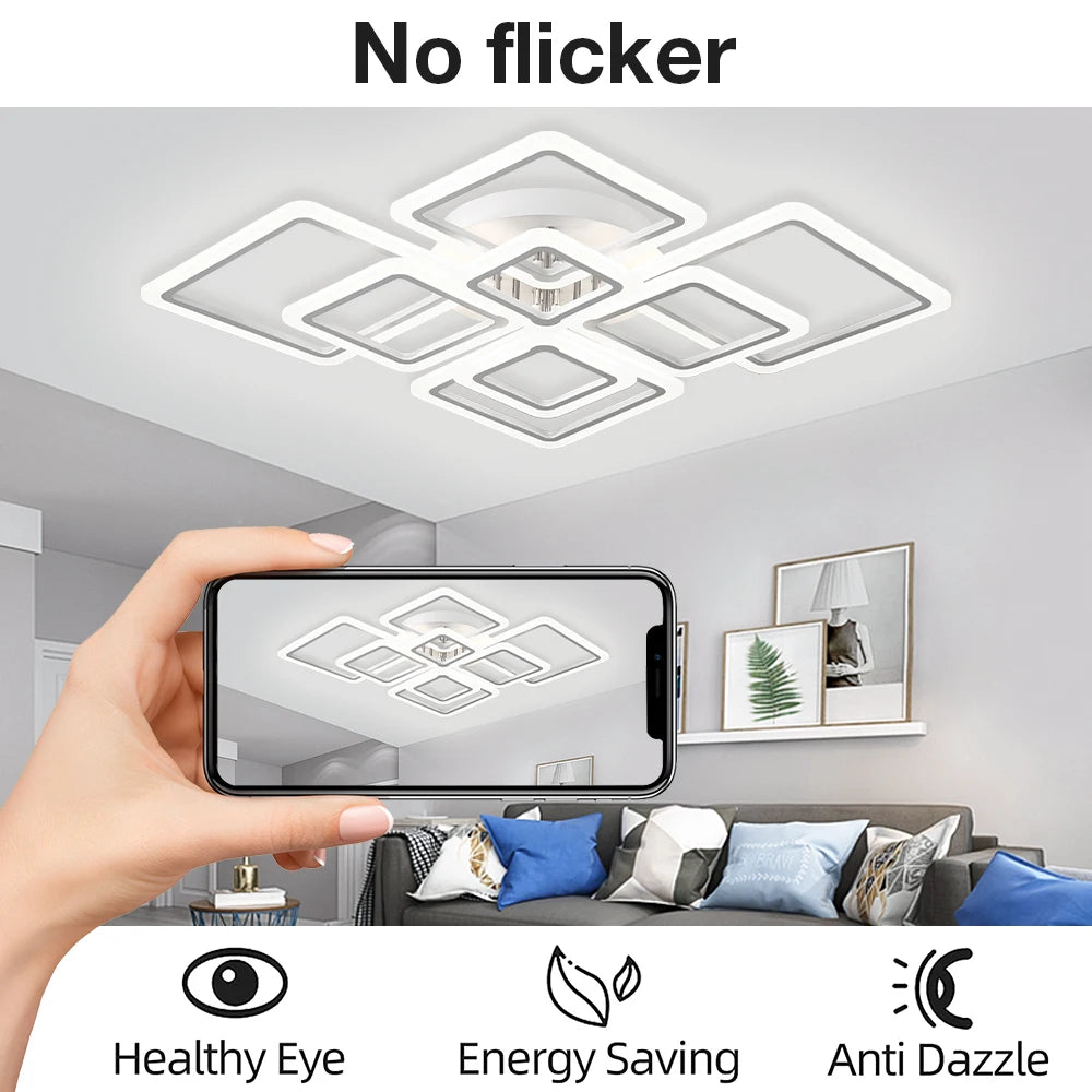 Lustre Nórdico Minimalista LED para Quarto e Sala