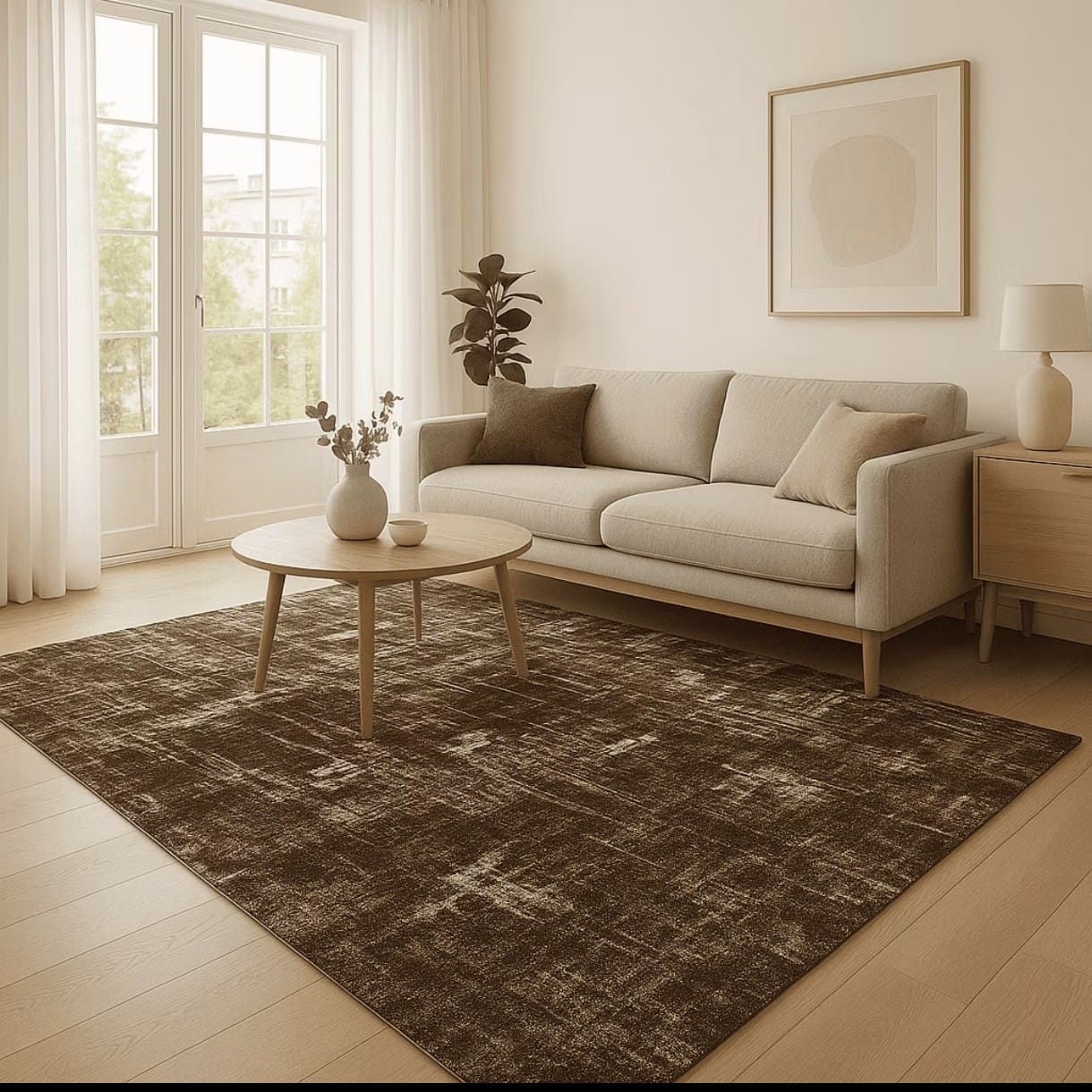 Tapete Jacquard Geométrico Antiderrapante – Brivar Decor