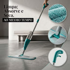 Mop Spray Mágico com Reservatório – Limpeza Rápida e Eficiente