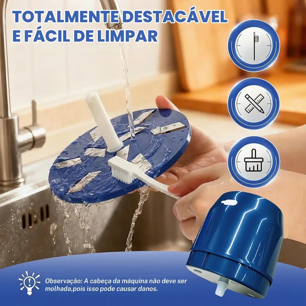 Descascador de Alho e Laranja Elétrico Multifuncional