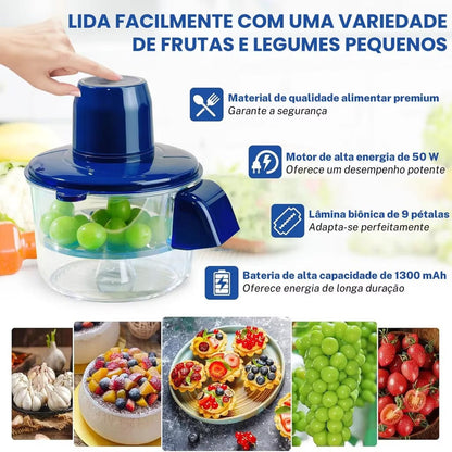 Descascador Elétrico de Alho e Frutas Automático