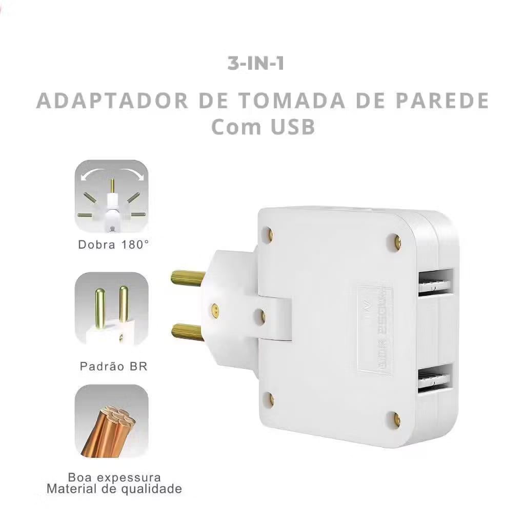 Adaptador de Tomada Flexível