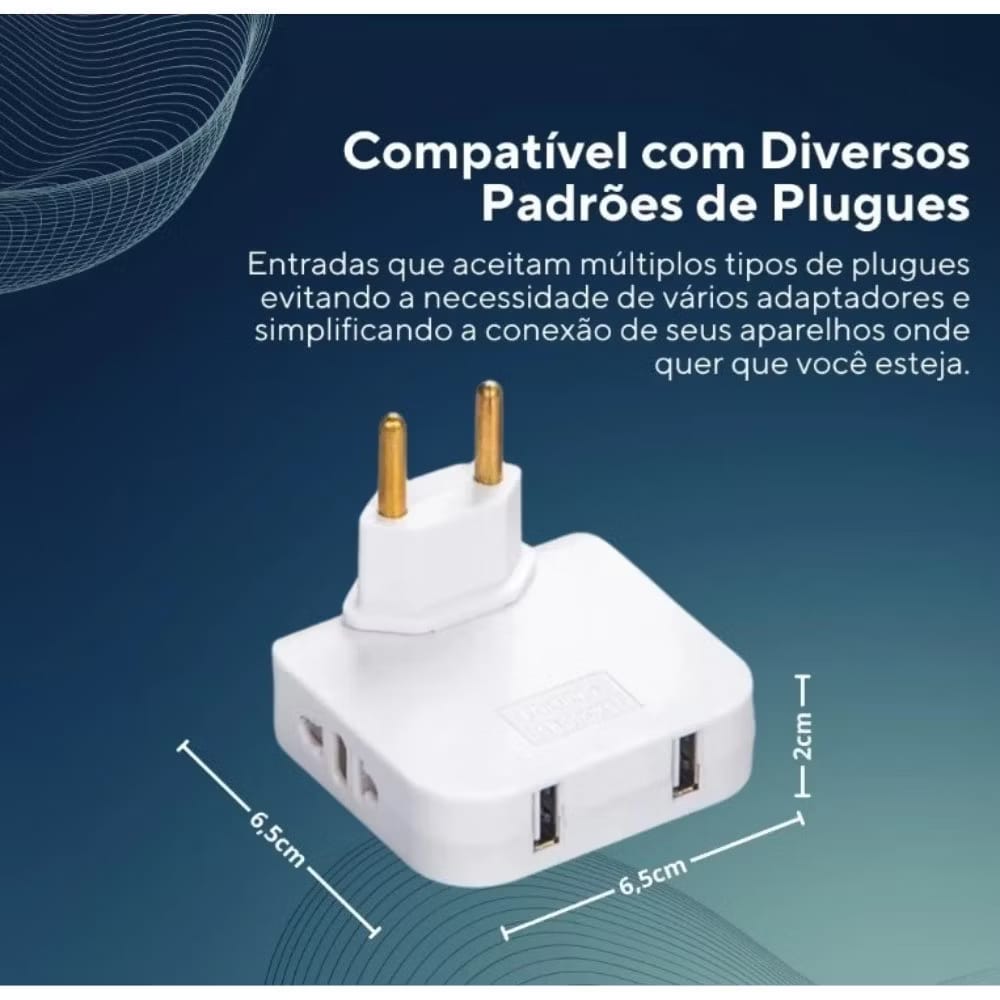Adaptador de Tomada Flexível