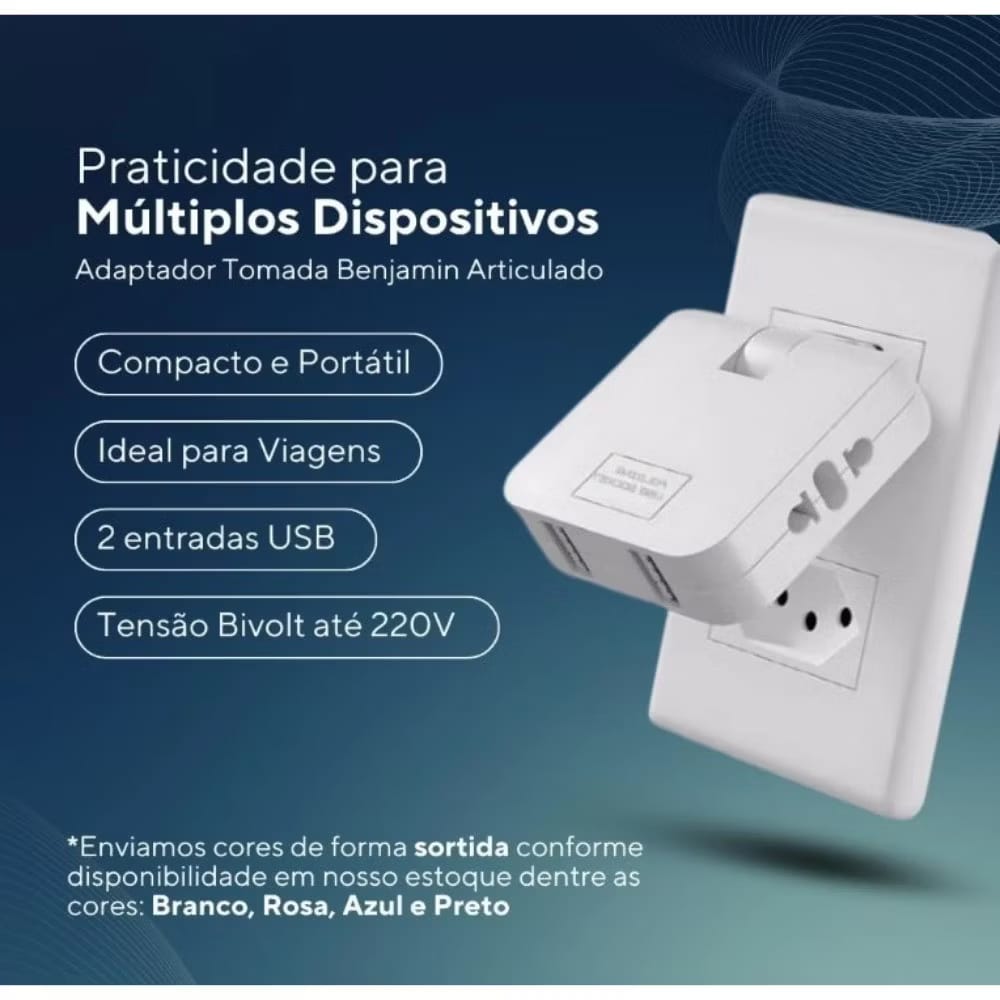 Adaptador de Tomada Flexível