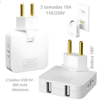 Adaptador de Tomada Flexível