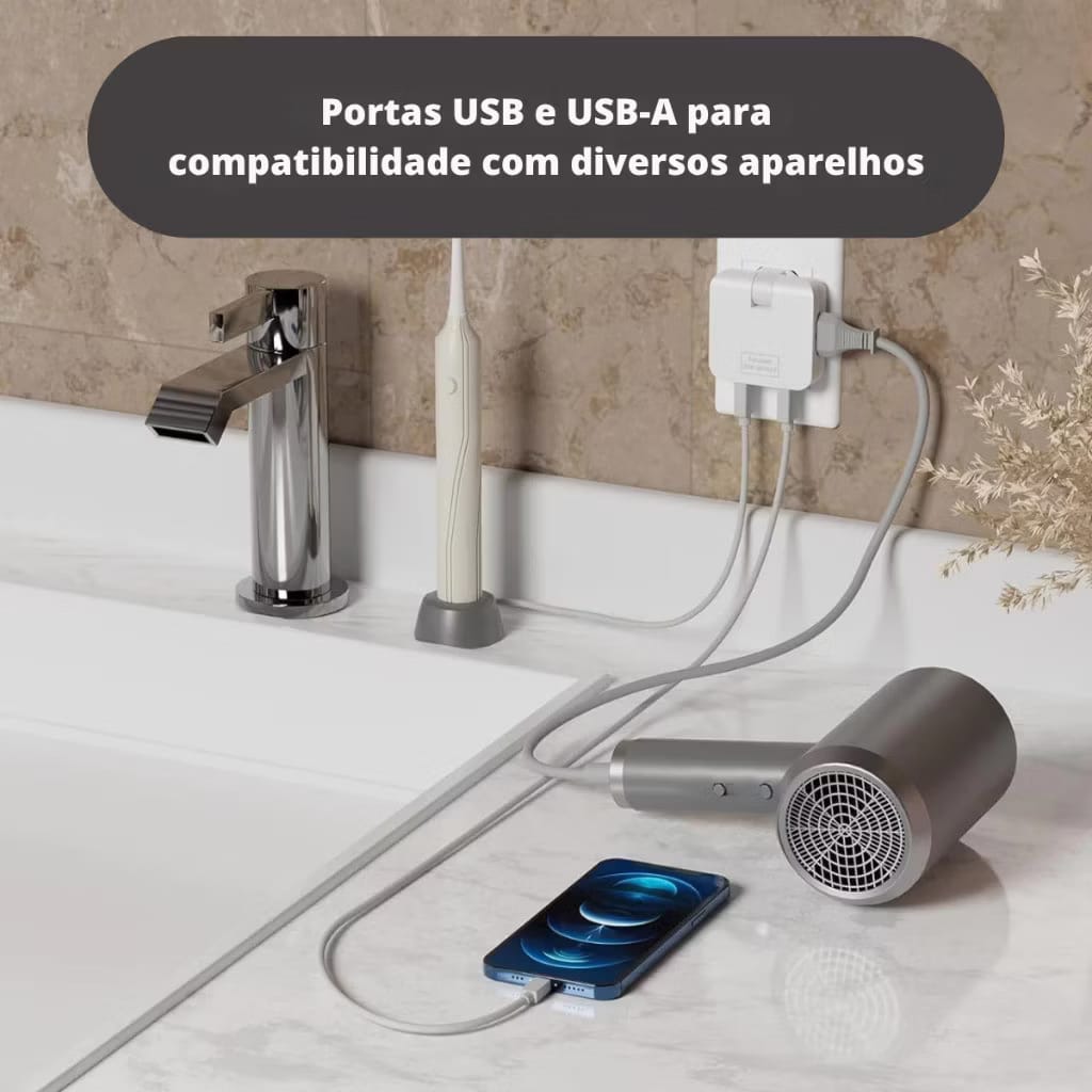 Adaptador de Tomada Flexível