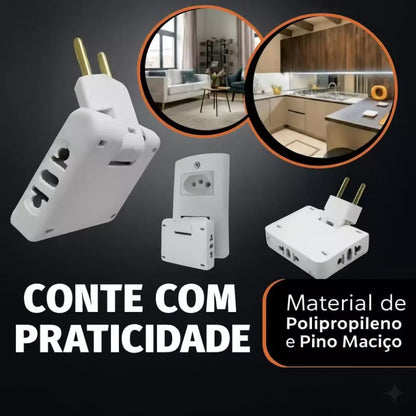Adaptador de Tomada Flexível