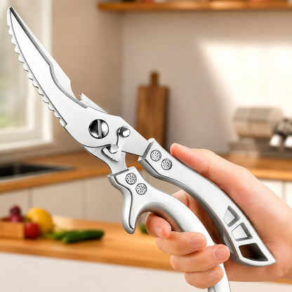 Tesoura Profissional Para Alimentos Aço Inox – Brivar Decor