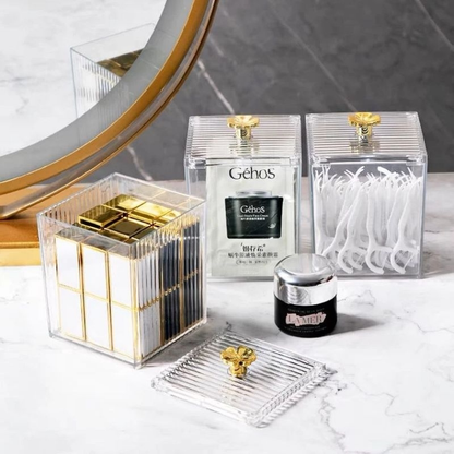 Organizador Algodão Cristal Luxe – Brivar Decor