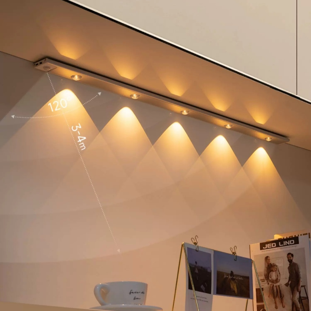 Luzes LED Sem Fio Magnéticas com Sensor