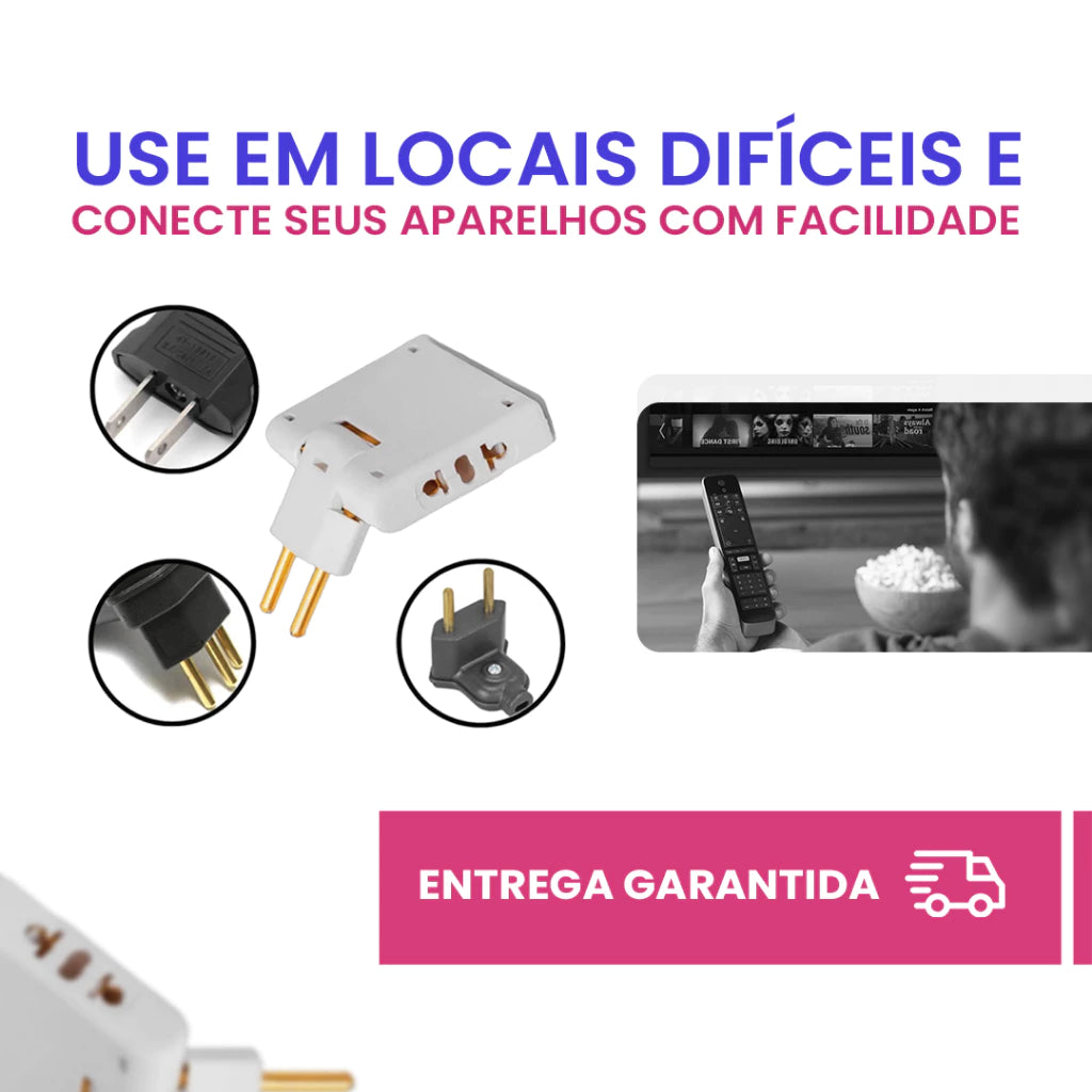 Adaptador de Tomada Flexível – Brivar Decor