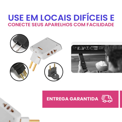 Adaptador de Tomada Flexível – Brivar Decor