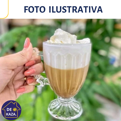 Jogo de Xícaras Caneca Cristal Vidro 190ml