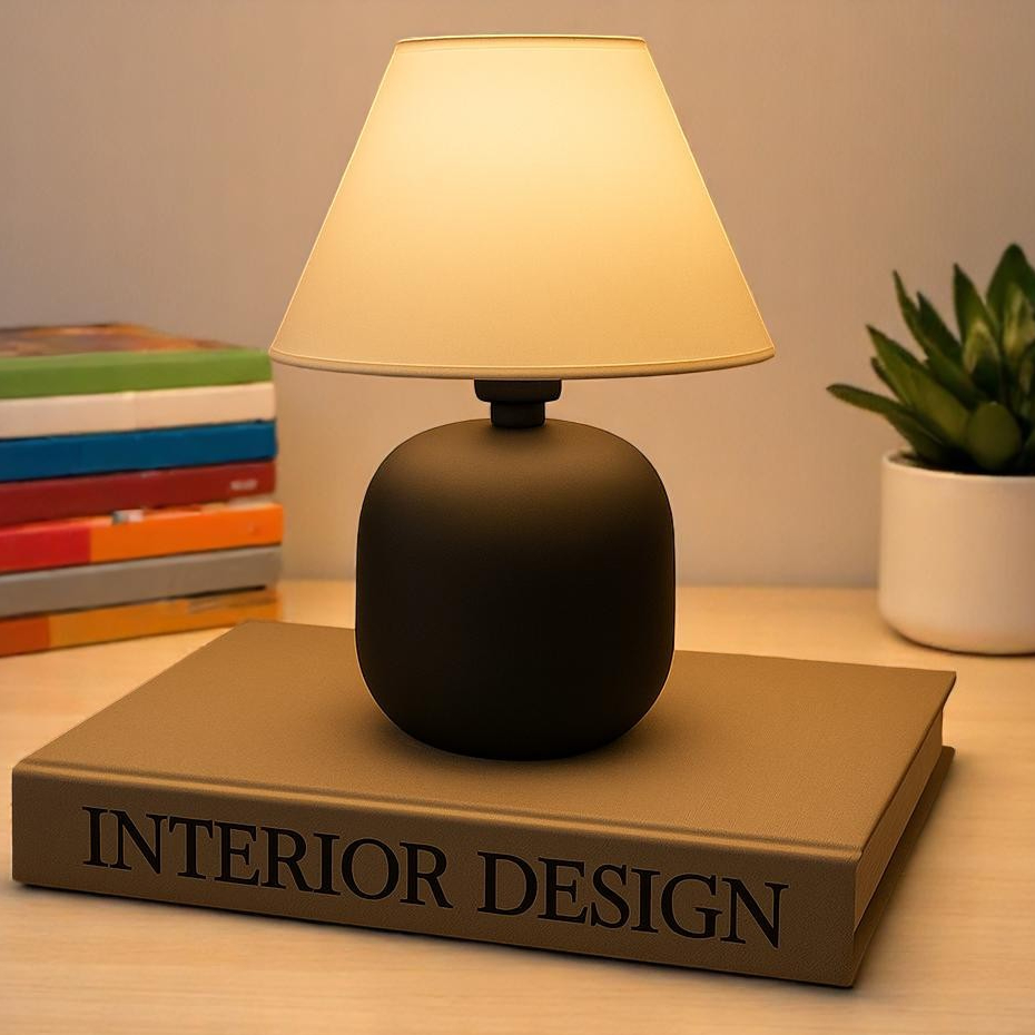 Abajur Luminaria de Ceramica Porcelana Bivolt – Brivar Decor