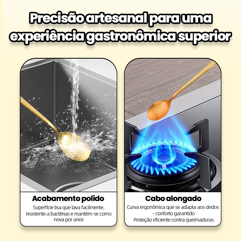 Kit 24 Jogo De Talheres Inoxidável