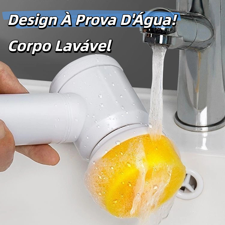 Escova de limpeza elétrica 5 em 1 limpador multiuso sem fio