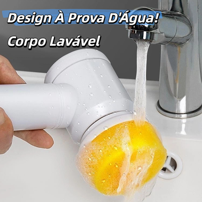 Escova de limpeza elétrica 5 em 1 limpador multiuso sem fio